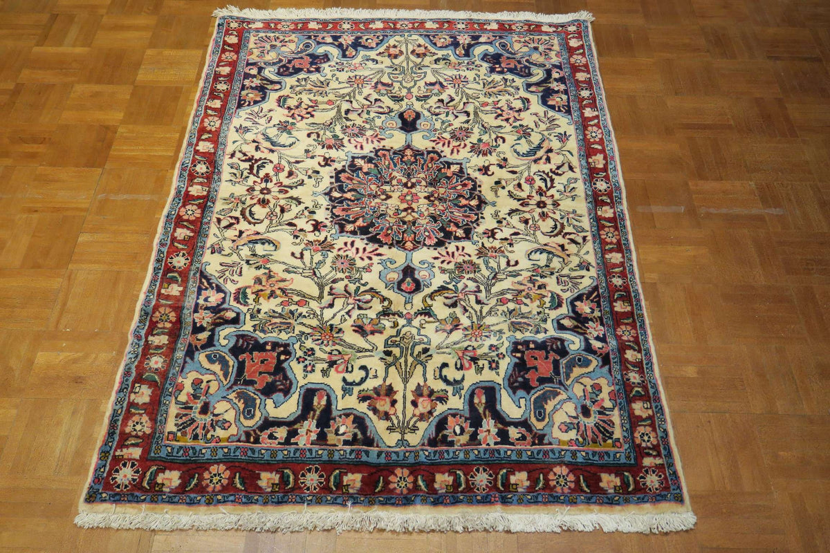 3' 4" x 4' 7" Persian Bijar Rug