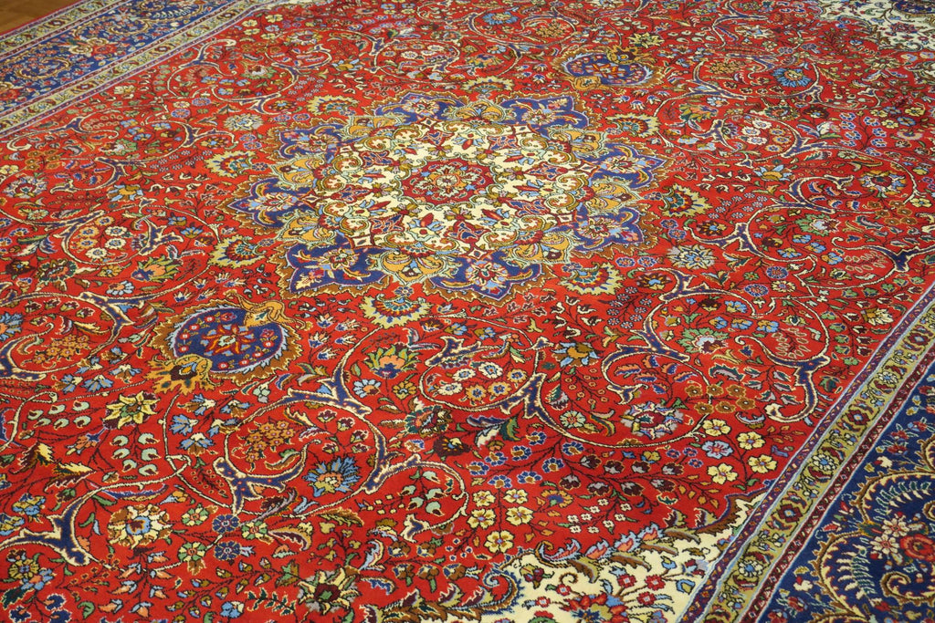 8' 4" x 12' 1" Persian Tabriz Rug