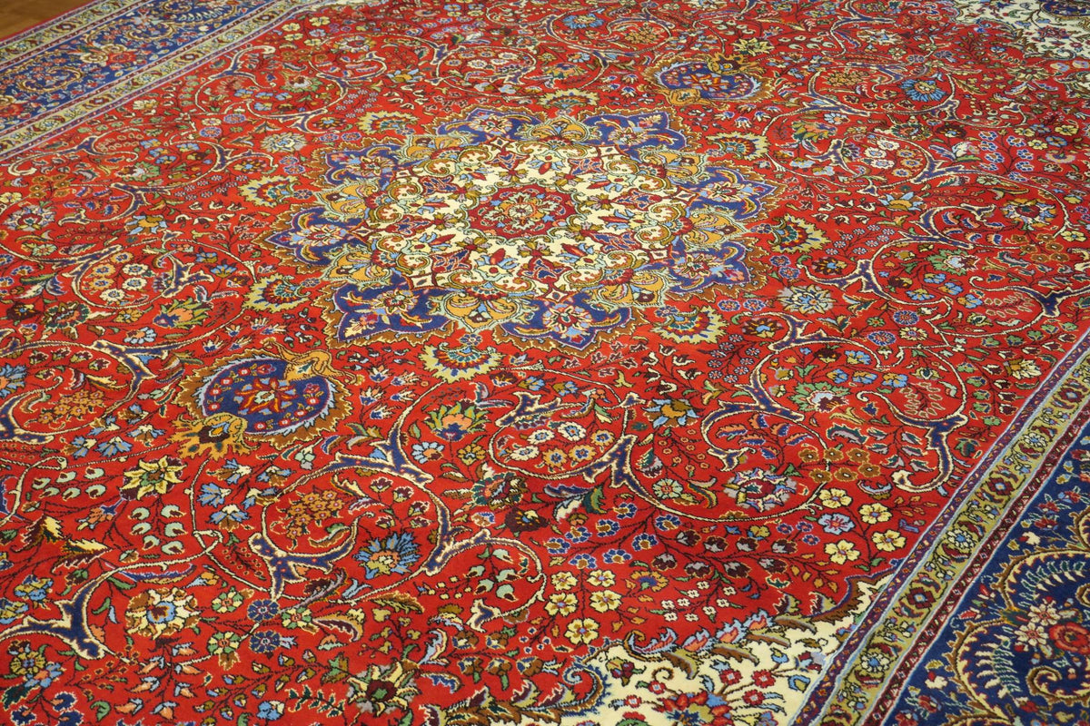 8' 4" x 12' 1" Persian Tabriz Rug
