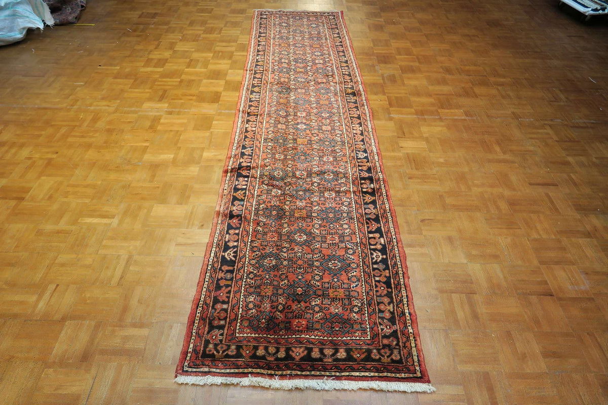 2'7'' x 11'1'' Persian Hamadan Runner