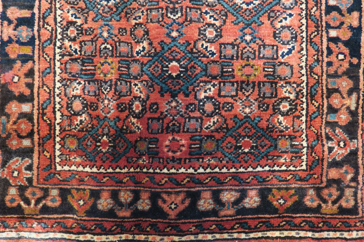 2'7'' x 11'1'' Persian Hamadan Runner