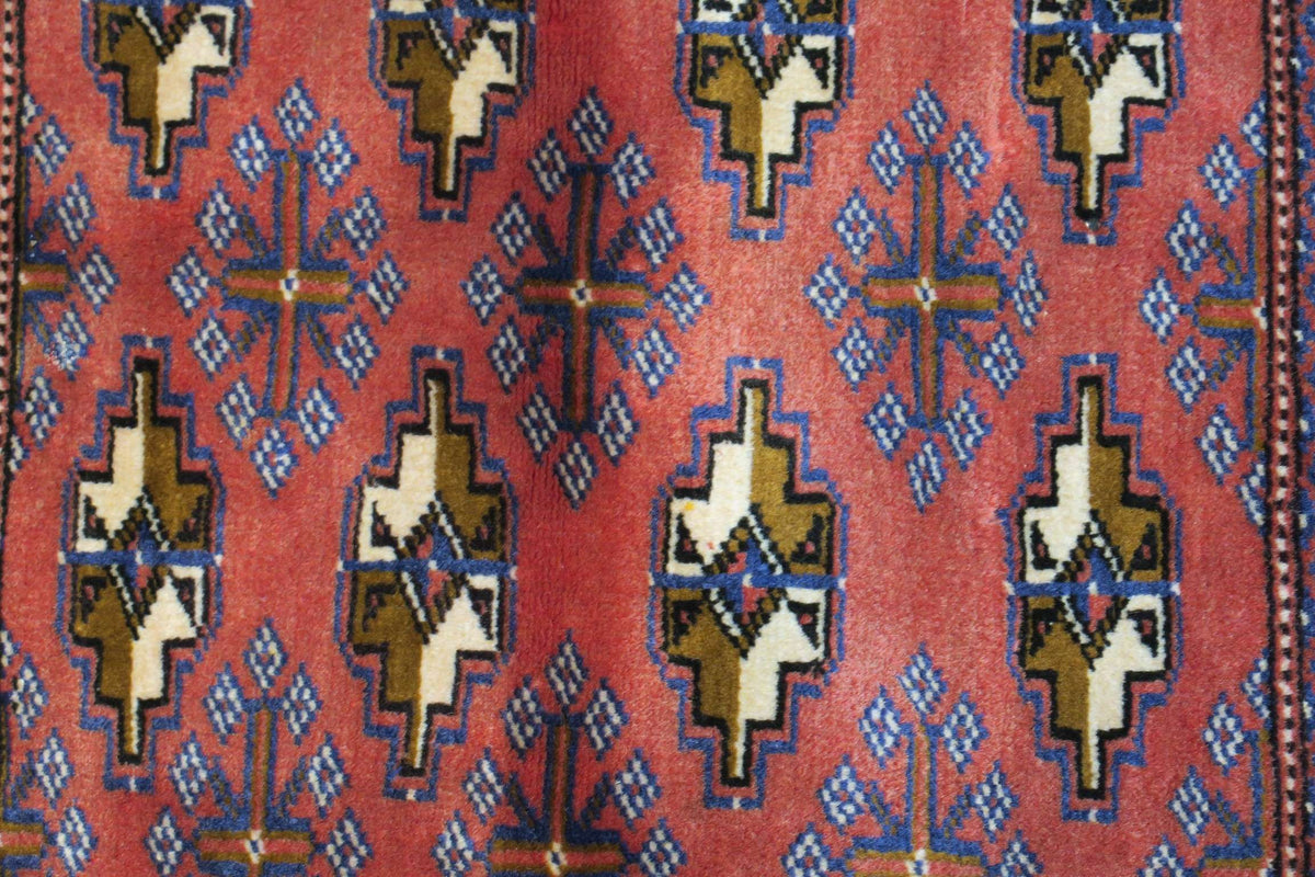 3'7'' x 2'0'' Persian Turkeman Rug