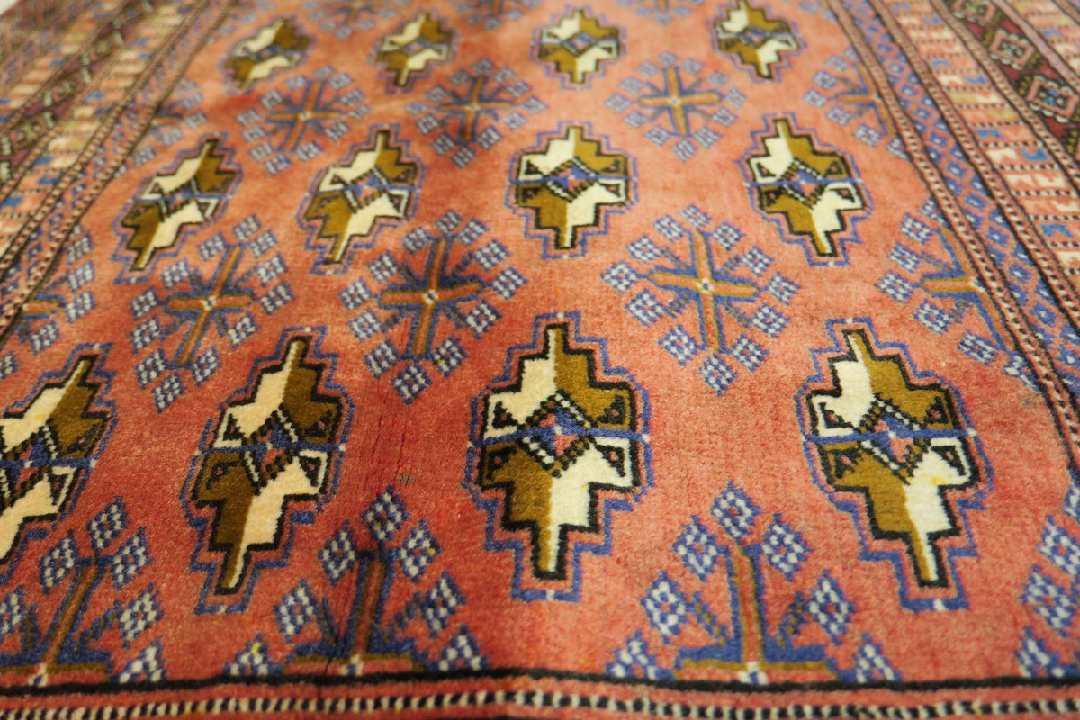 3' 7" x 2' 0" Persian Turkeman Rug