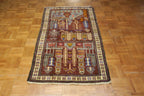 2' 5" x 4' 6" Vintage Baluch Rug