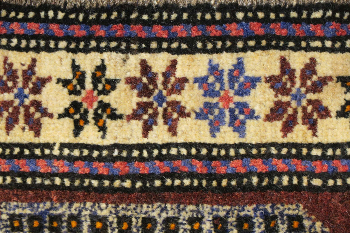 2' 5" x 4' 6" Vintage Baluch Rug