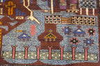 2' 5" x 4' 6" Vintage Baluch Rug