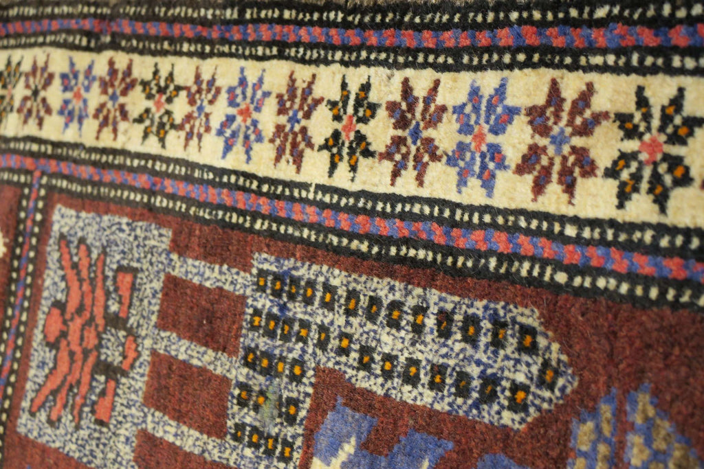 2' 5" x 4' 6" Vintage Baluch Rug