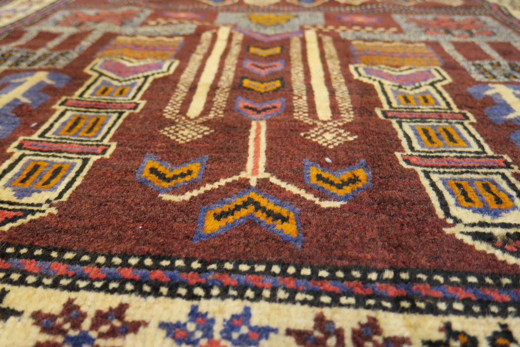2' 5" x 4' 6" Vintage Baluch Rug