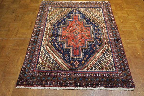 3' 7" x 4' 9" Persian Sirjan Rug