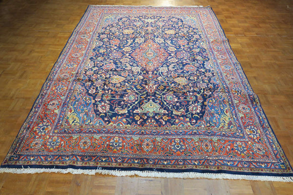 6' 9" x 10' 5" Persian Sarouk Rug