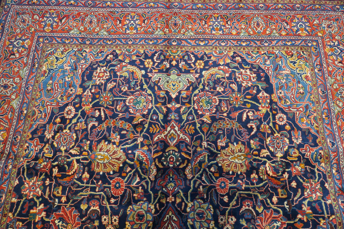 6'9'' x 10'5'' Persian Sarouk Rug
