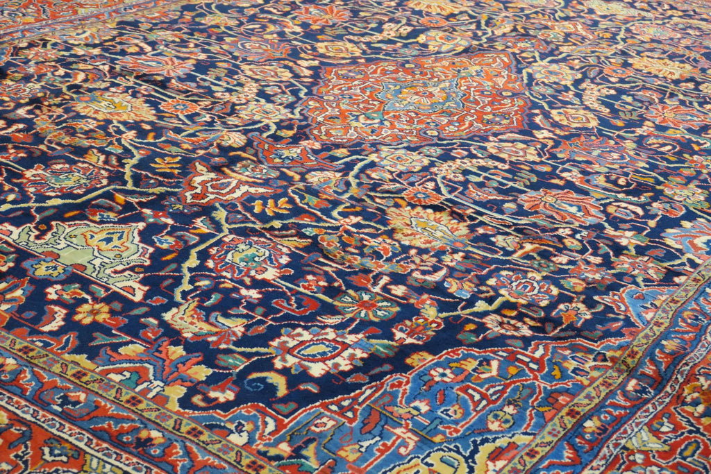 6' 9" x 10' 5" Persian Sarouk Rug