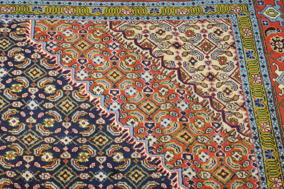 6' 7" x 9' 7" Persian Ardabil Rug