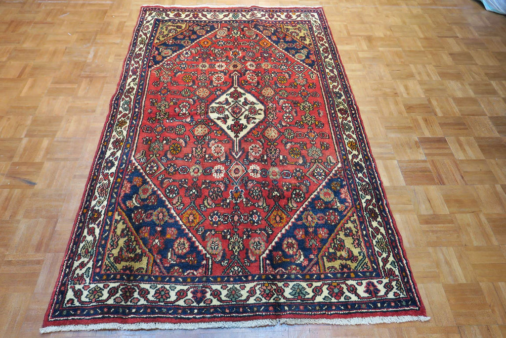 4' 4" x 7' 0" Persian Hamadan Rug