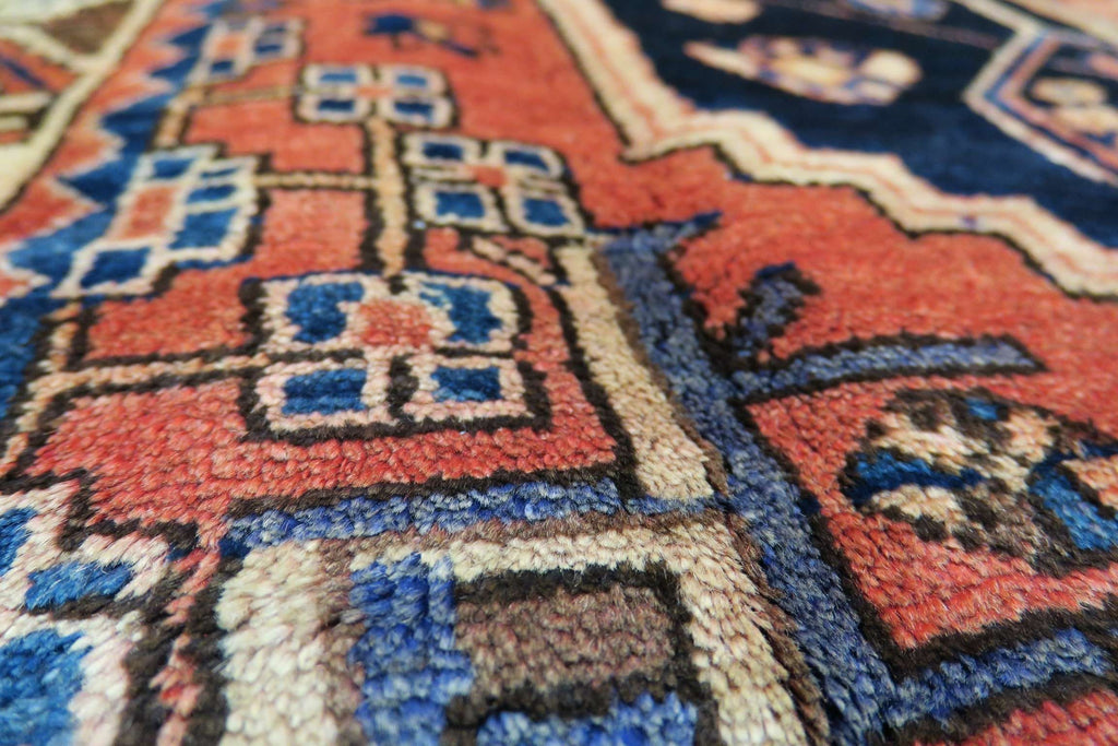 4' 4" x 7' 0" Vintage Hamadan Rug