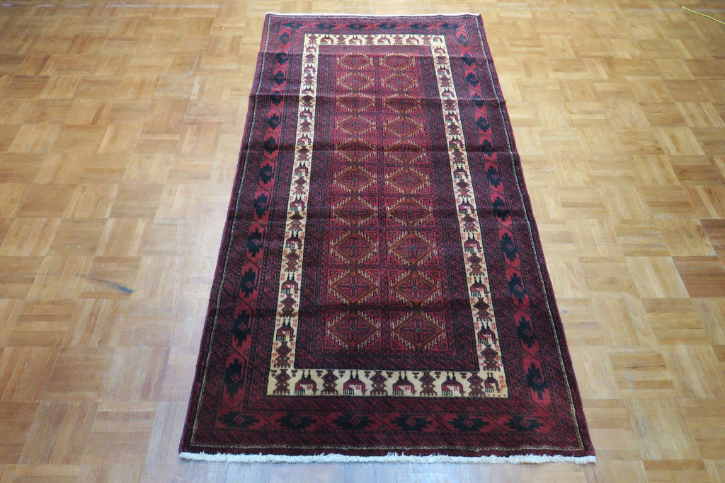 3' 4" x 6' 6" Persian Baluch Rug