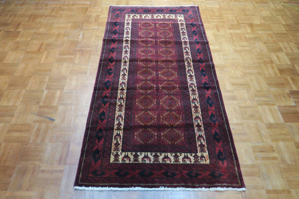 3' 4" x 6' 6" Persian Baluch Rug