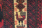 3' 4" x 6' 6" Persian Baluch Rug