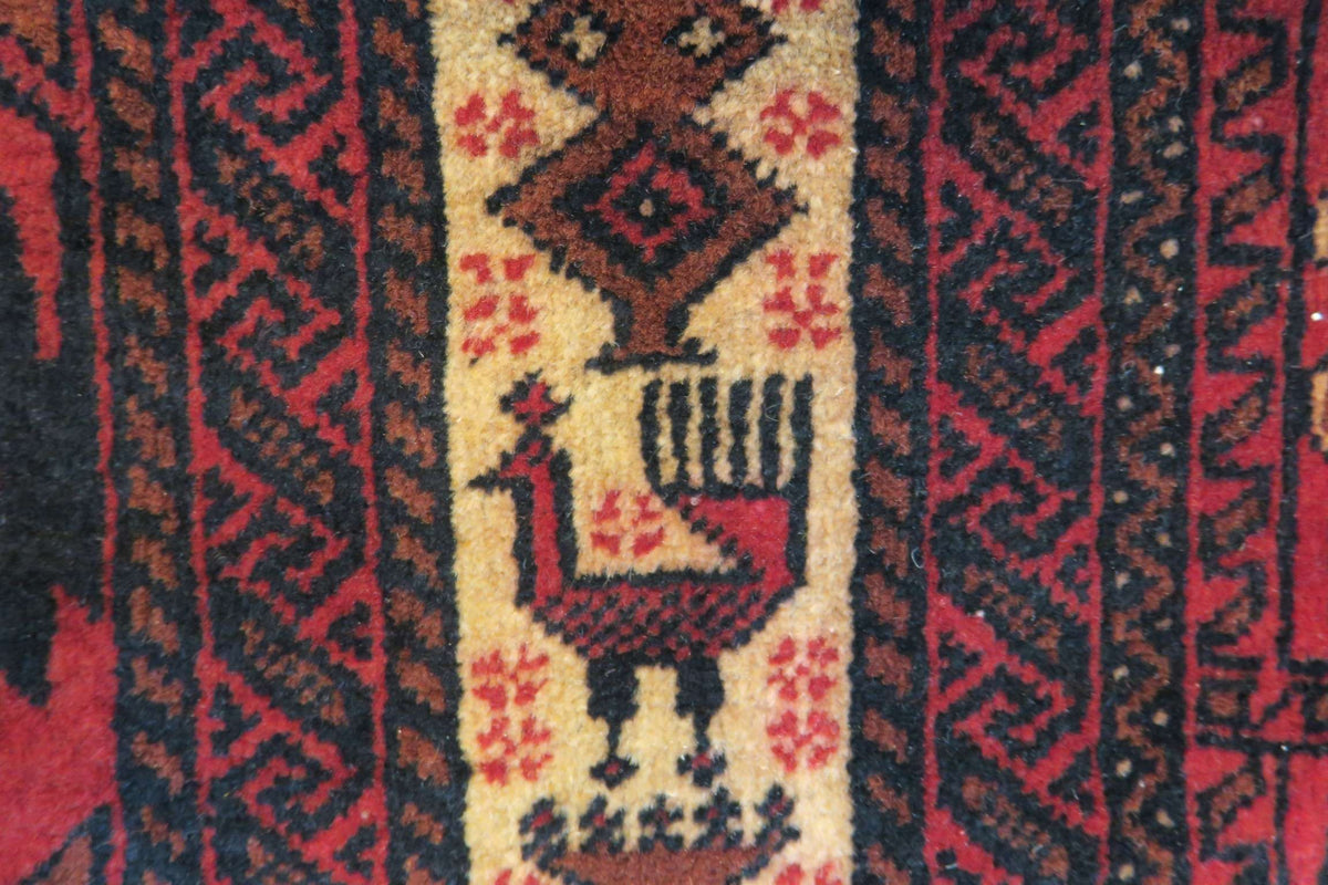 3' 4" x 6' 6" Persian Baluch Rug