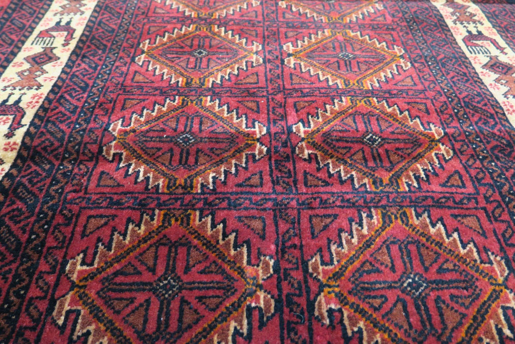 3' 4" x 6' 6" Persian Baluch Rug