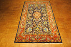 4' 4" x 7' 1" Persian Shahreza Rug