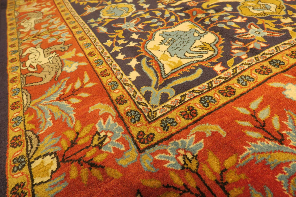 4' 4" x 7' 1" Persian Shahreza Rug