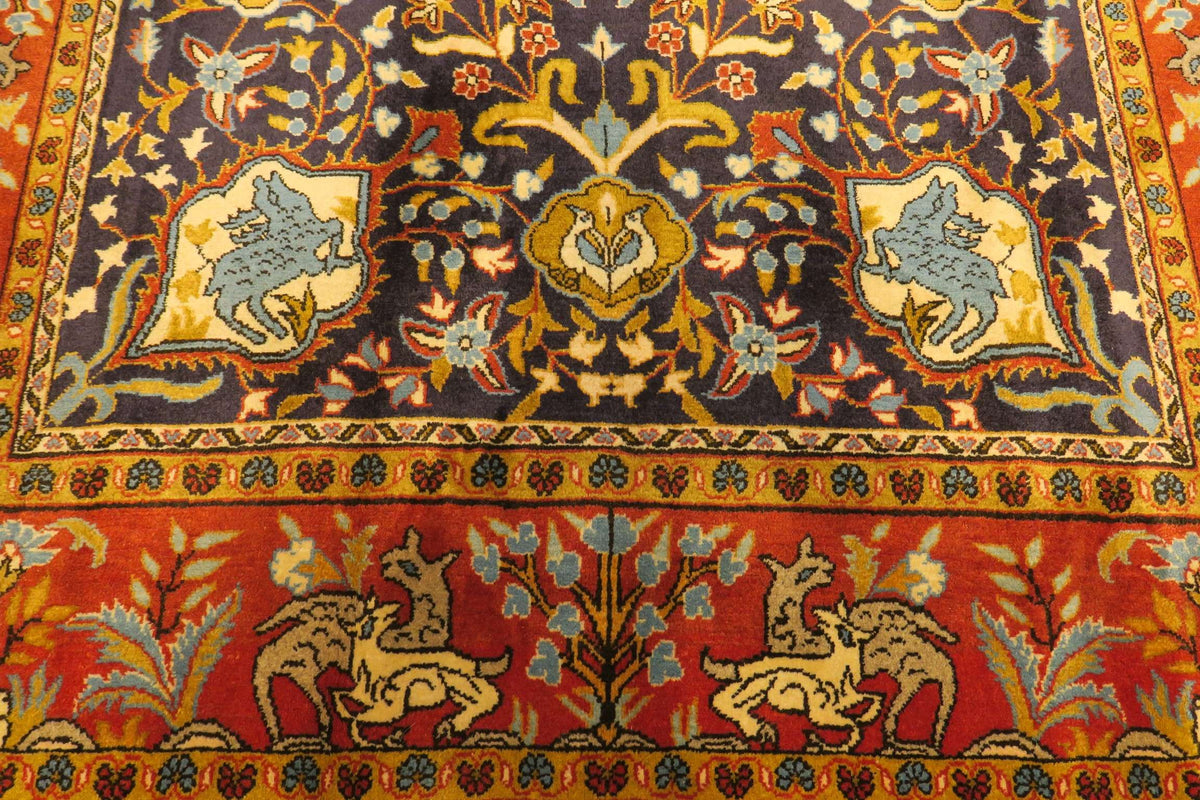 4' 4" x 7' 1" Persian Shahreza Rug