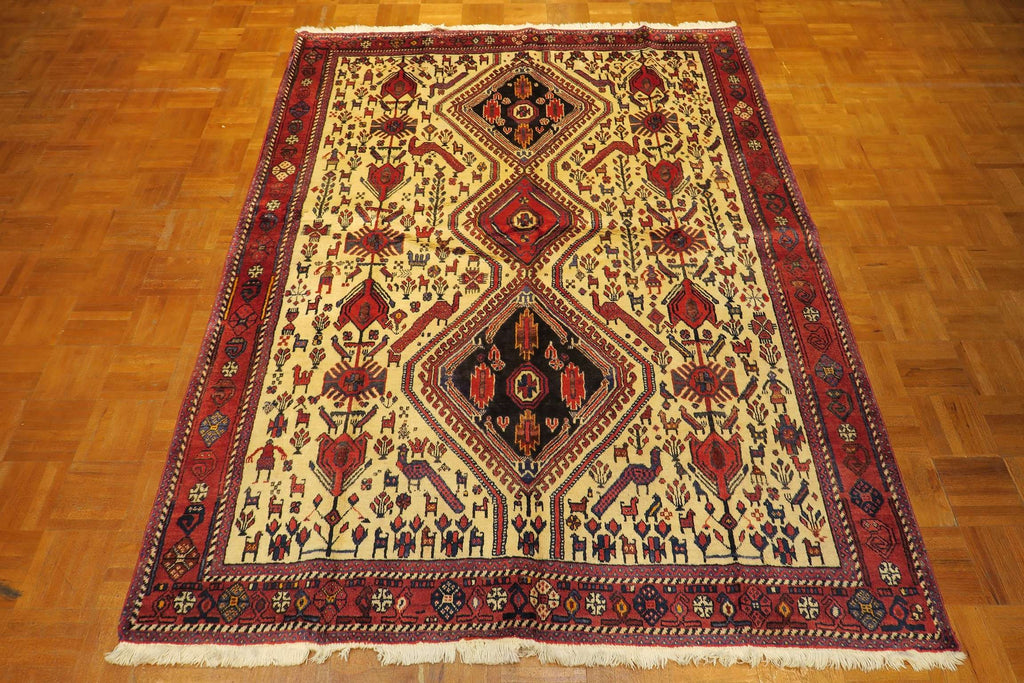 5' 1" x 6' 7" Persian Sirjan Rug