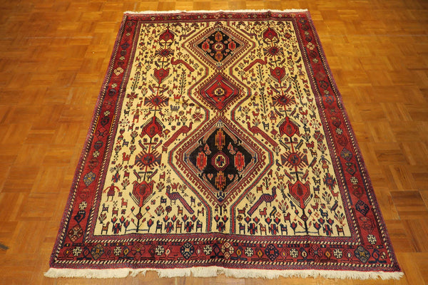 5' 1" x 6' 7" Persian Sirjan Rug