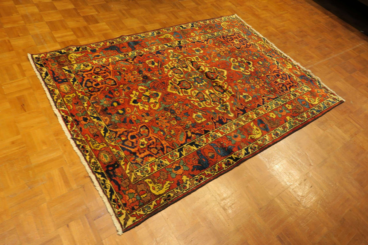 4' 8" x 6' 8" Persian Bakhtiari Rug