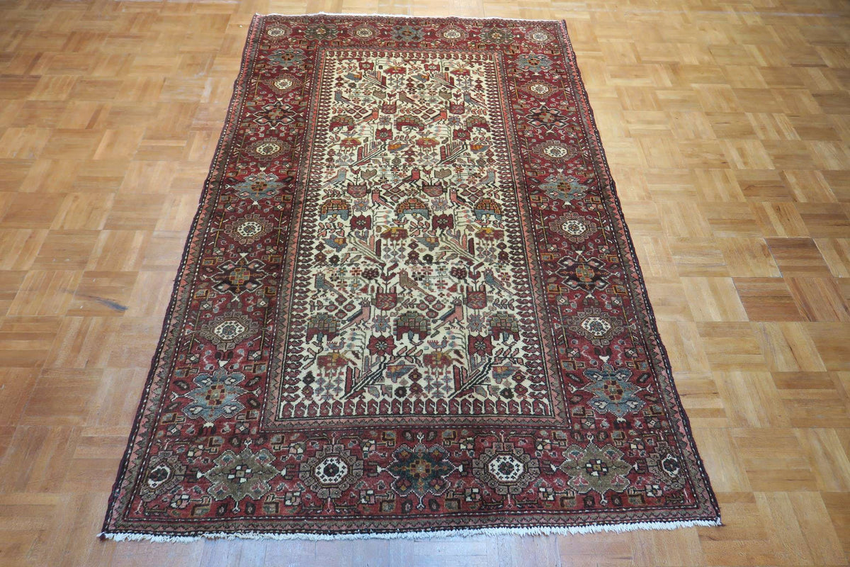 4' 3" x 6' 8" Persian Ardabil Rug