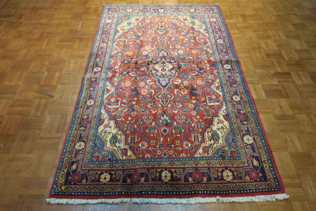 4' 5" x 7' 0" Persian Jozan Rug