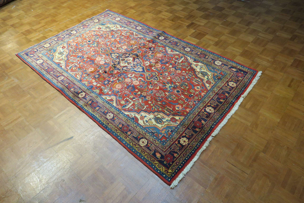 4' 5" x 7' 0" Persian Jozan Rug