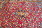 4' 5" x 6' 10" Persian Sarouk Rug