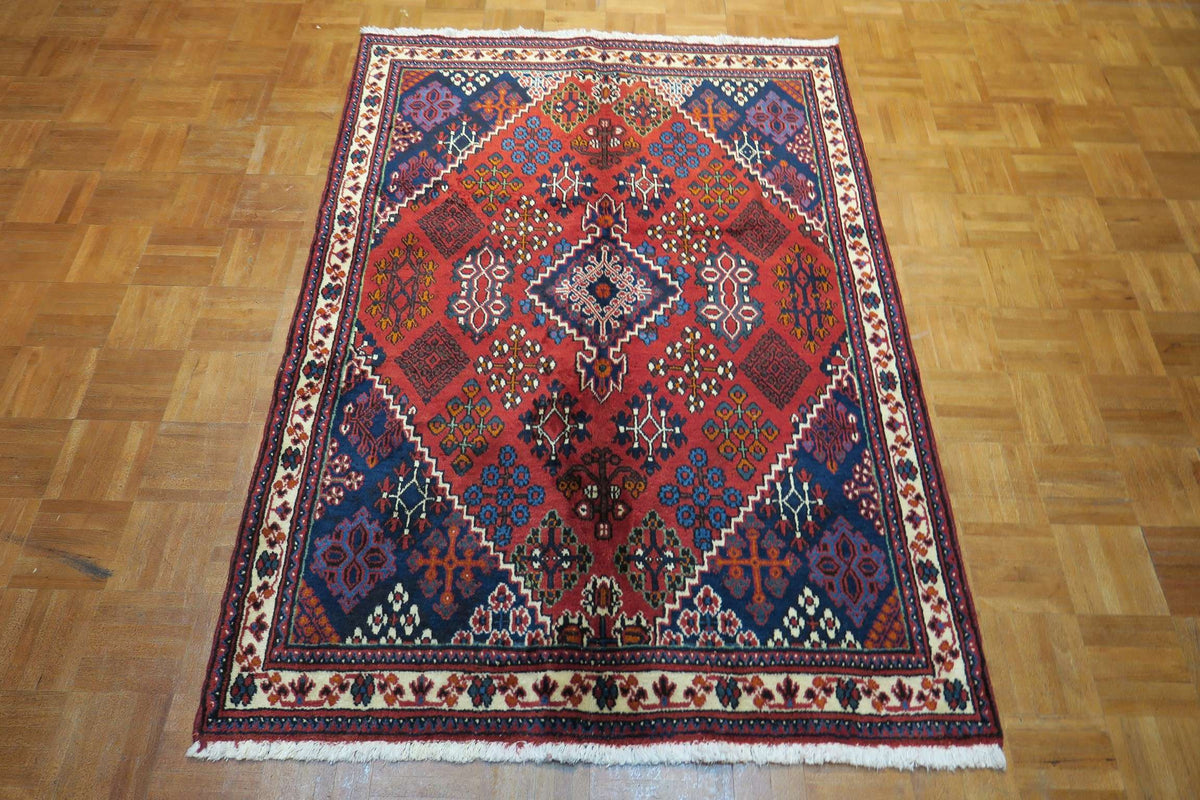 3' 8" x 5' 3" Persian Joshaghan Rug