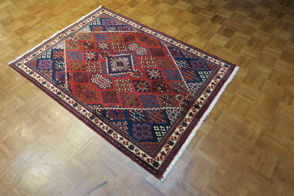 3' 8" x 5' 3" Persian Joshaghan Rug