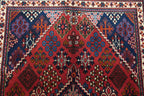 3' 8" x 5' 3" Persian Joshaghan Rug