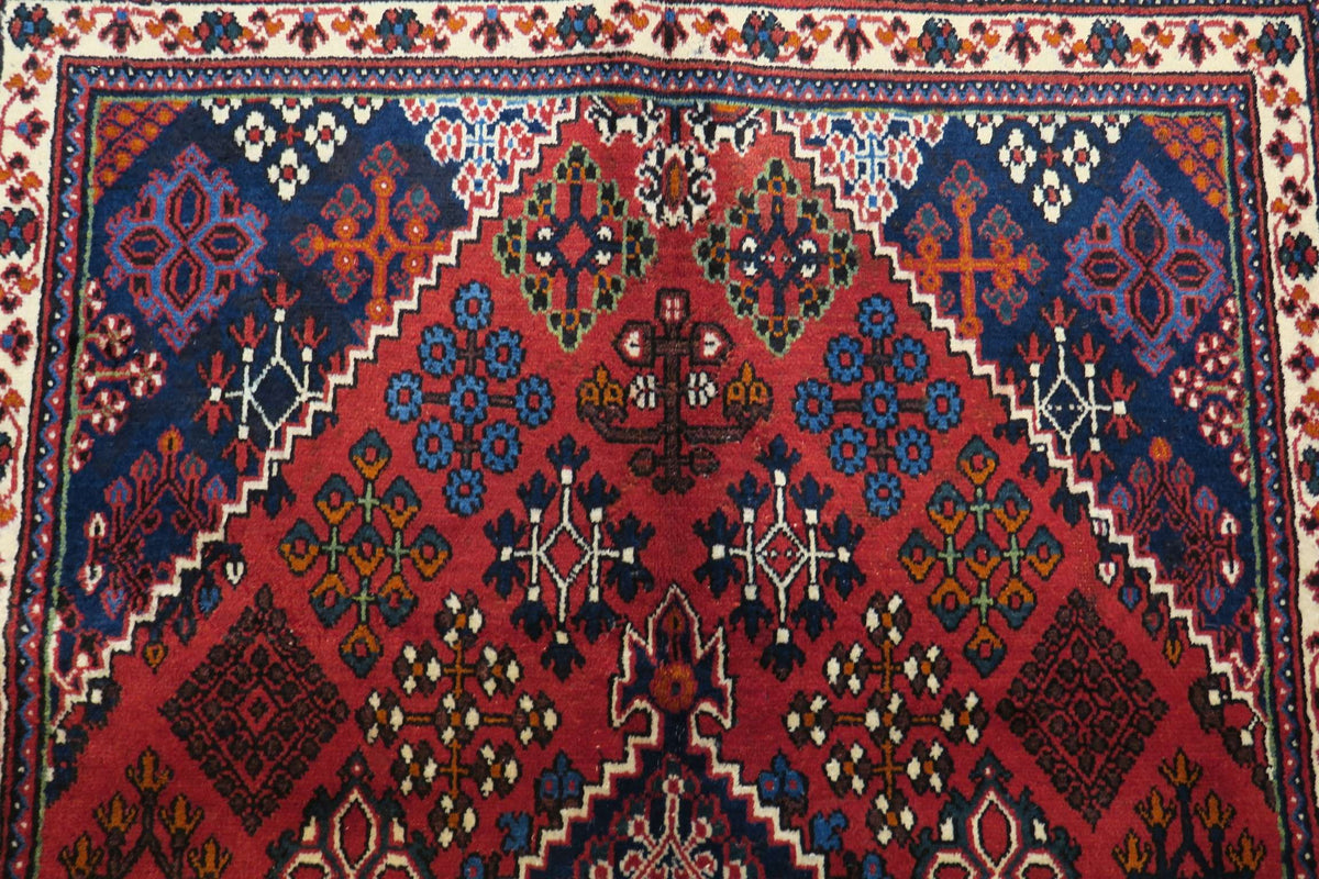 3' 8" x 5' 3" Persian Joshaghan Rug