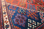 3' 8" x 5' 3" Persian Joshaghan Rug