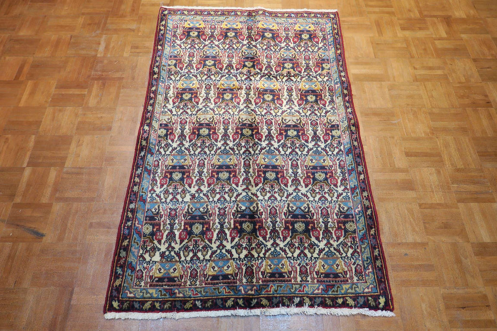 3' 1" x 4' 9" Persian Abadeh Rug