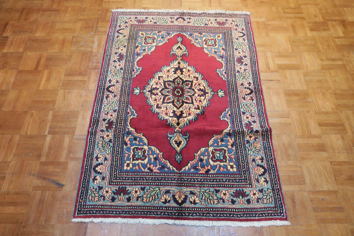 3' 4" x 4' 8" Persian Moud Rug