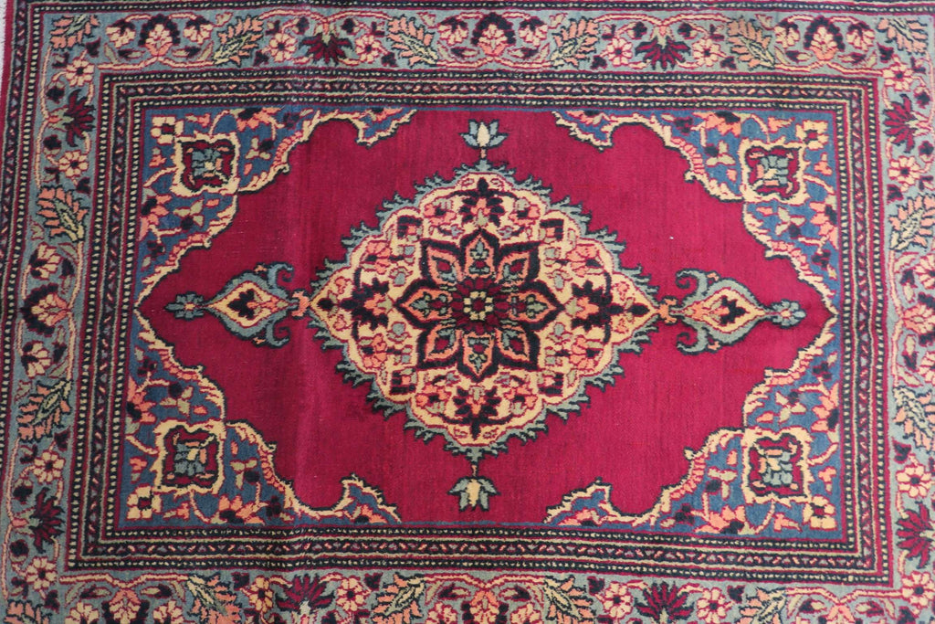 3' 4" x 4' 8" Vintage Moud Rug