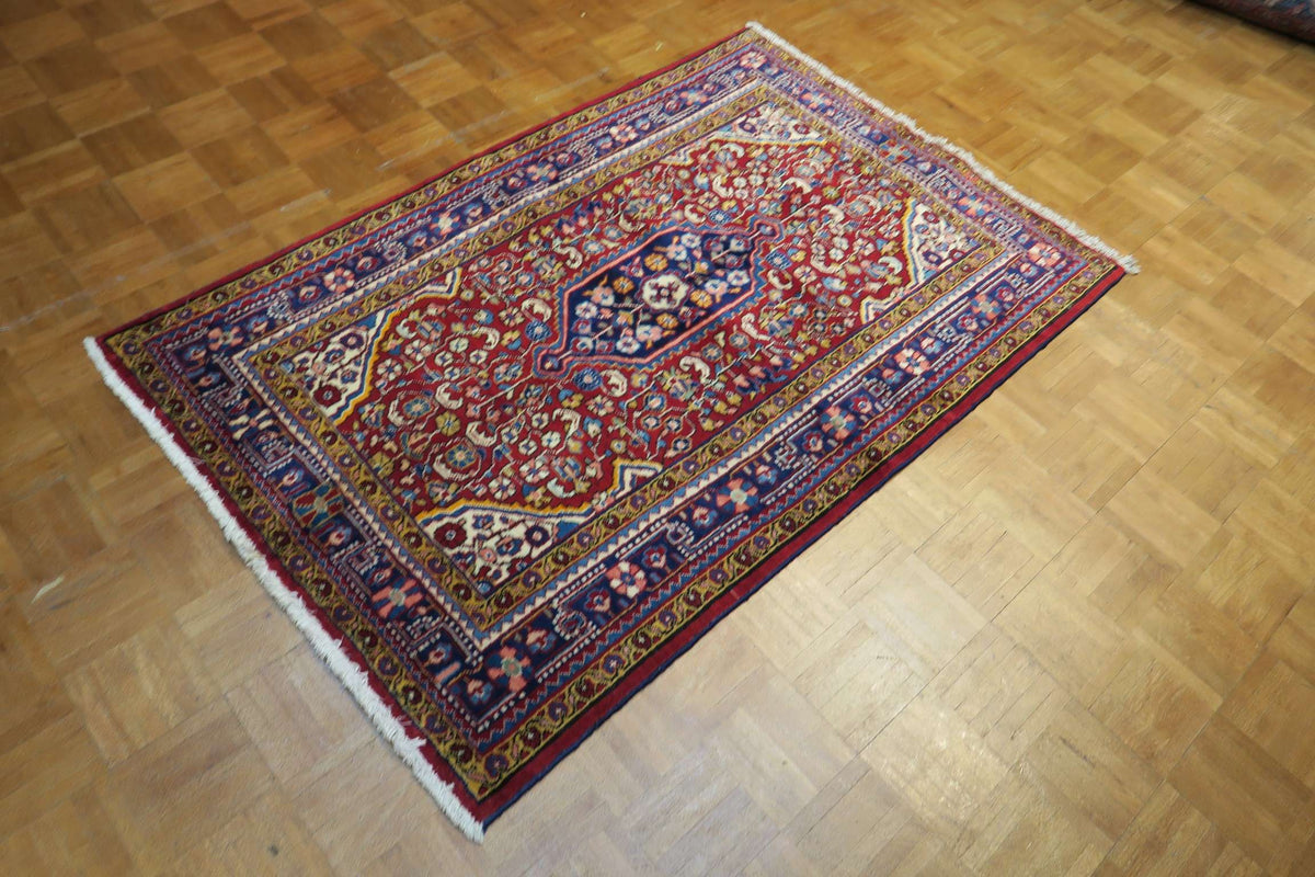 3' 5" x 5' 3" Persian Jozan Rug