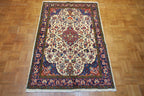 3' 5" x 5' 3" Persian Sarouk Rug