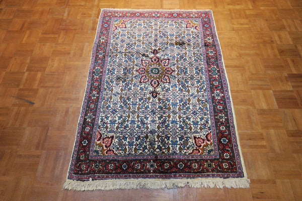 3' 4" x 4' 9" Persian Zanjan Rug
