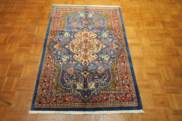 3' 5" x 5' 1" Persian Sarouk Rug