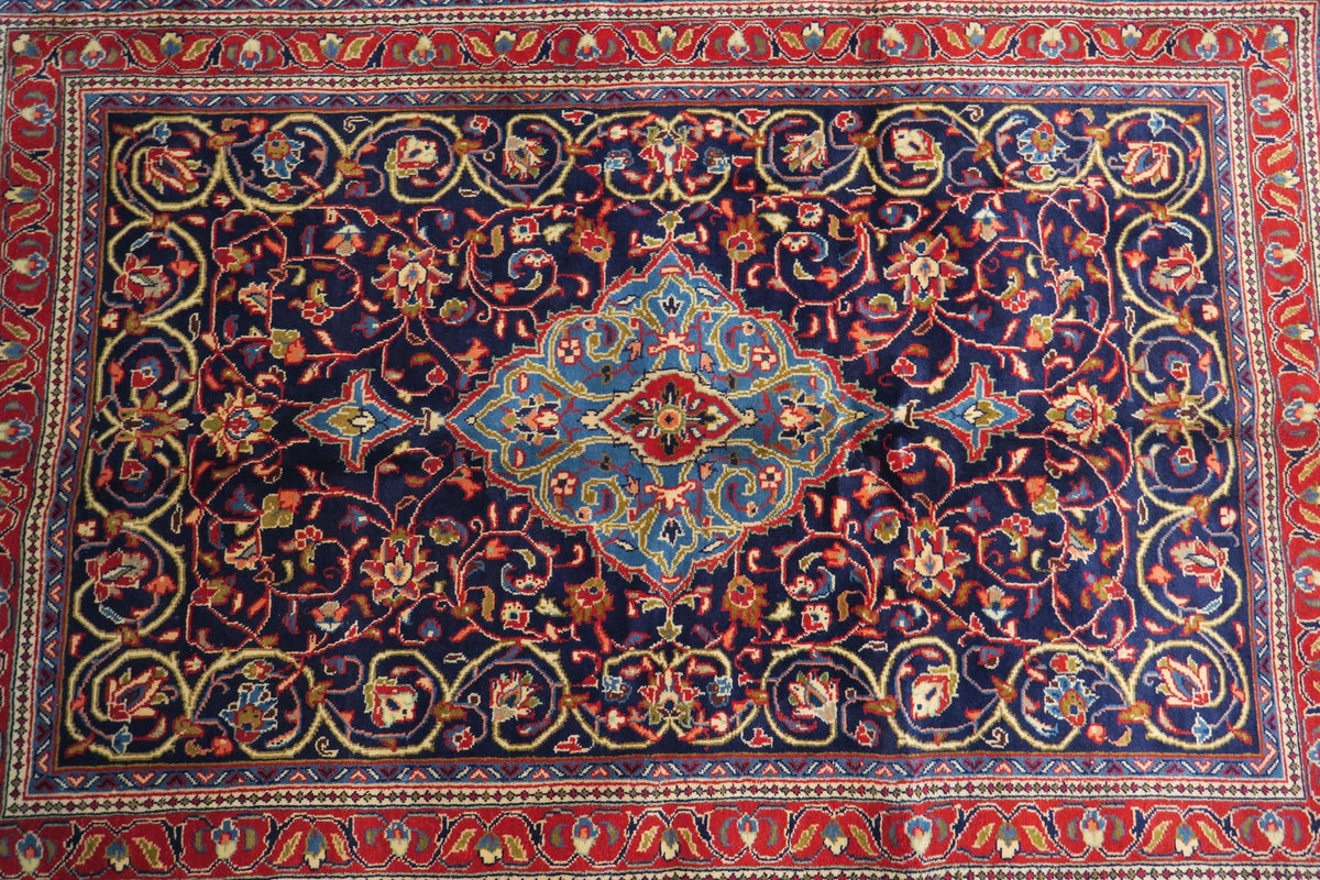 3' 5" x 5' 3" Persian Sarouk Rug