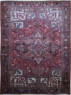 7' 8" x 10' 6" Persian Heriz Rug image 0