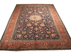 8' 0" x 11' 6" Persian Sarouk Rug image 0
