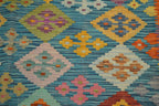 8' 2" x 9' 9" India Kilim Rug image 9